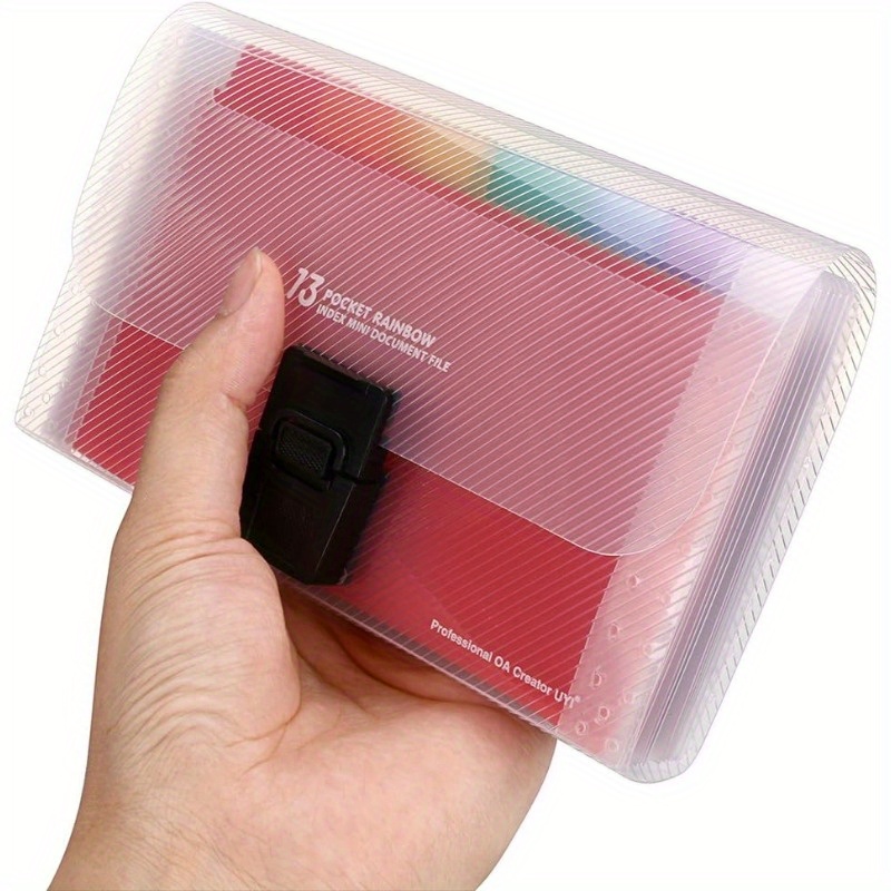 Expandable Accordion File Folder 13 Pockets - A6 Genişletilebilir Dosya Düzenleyici 13 Cepli,