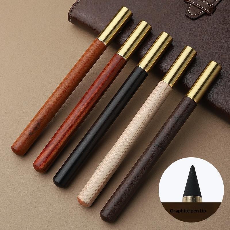 Writing Tools - Yeniden Kullanılabilir Ahşap HB Mürekkepsiz Kalem