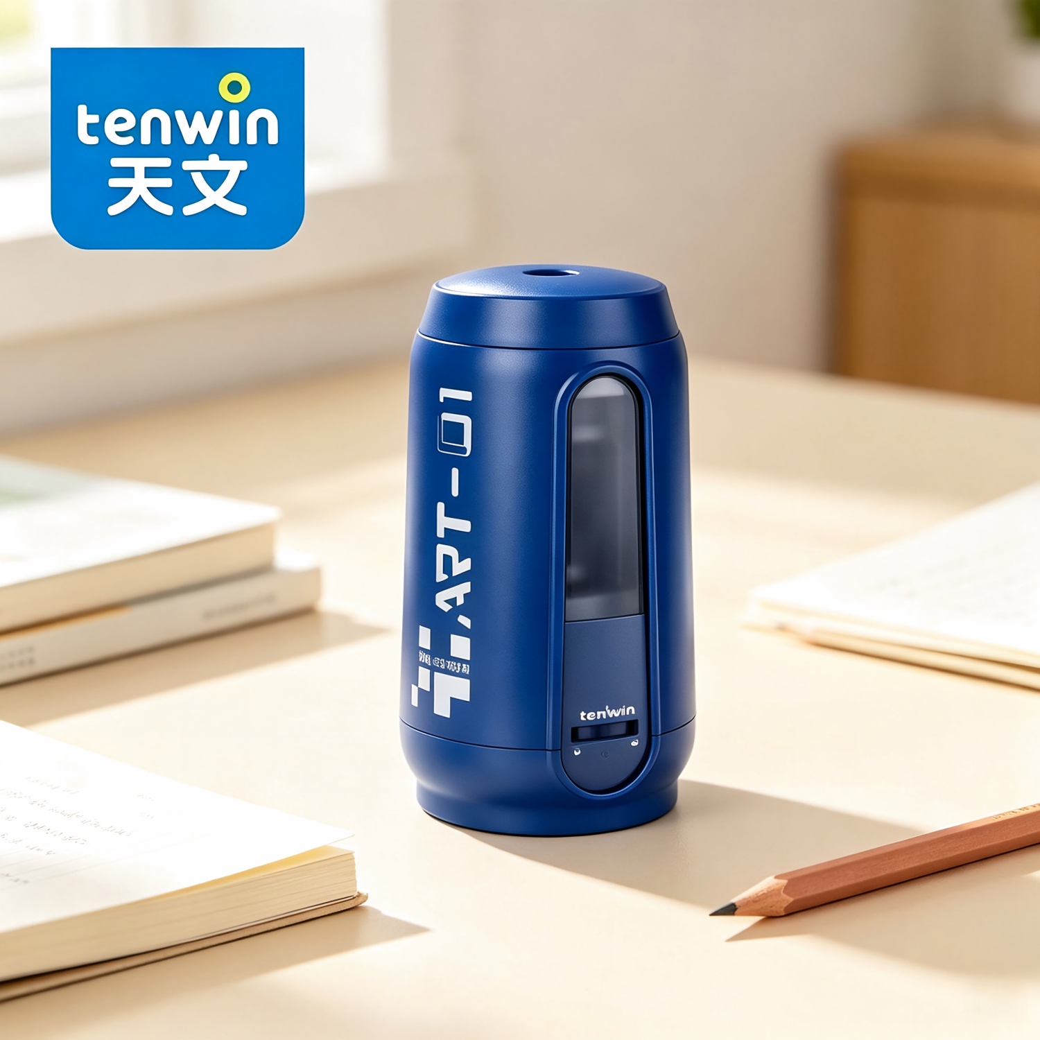 Electric Pencil Sharpener Usb - Tenwin USB-C Şarj Edilebilir Otomatik Elektrikli