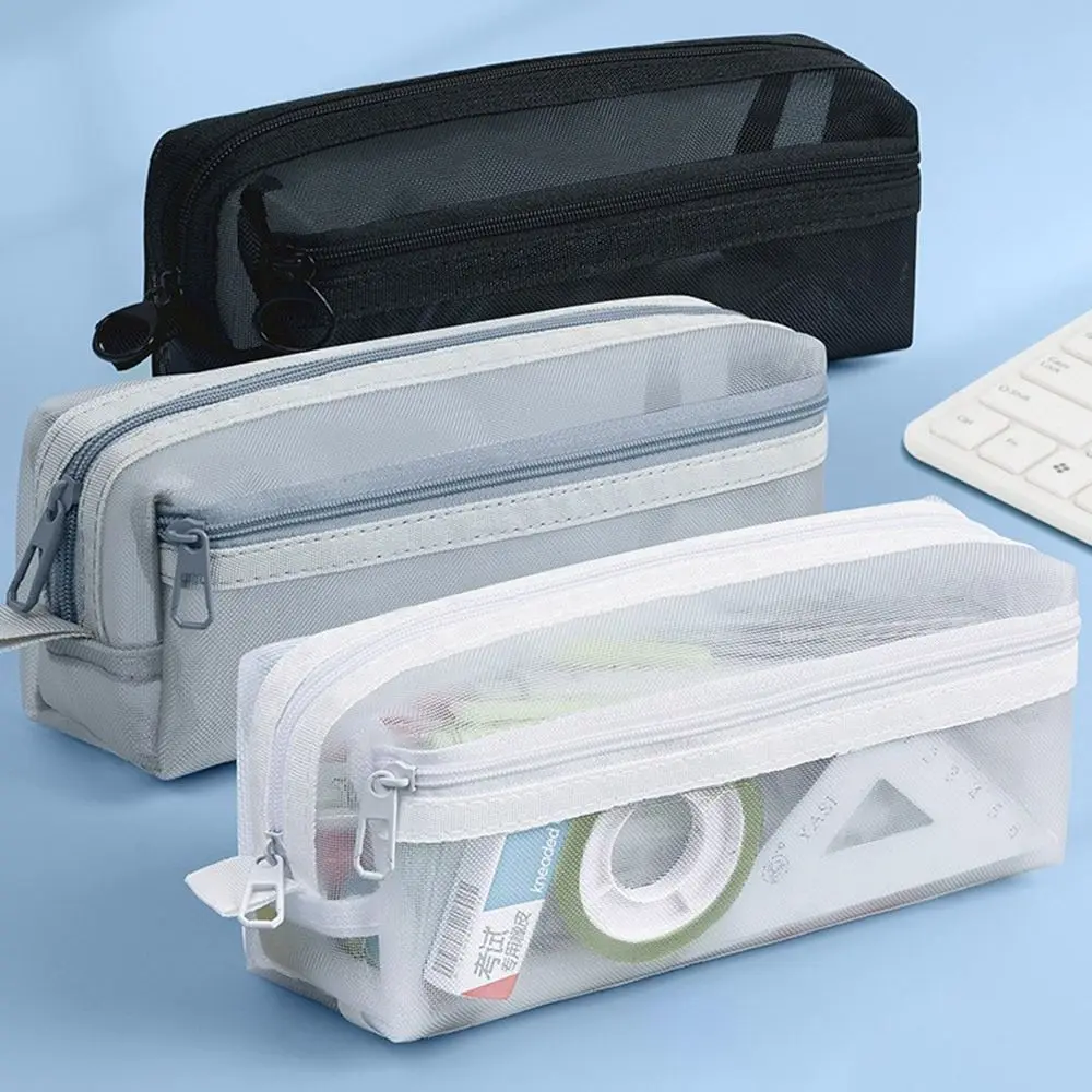 Clear Mesh Pencil Pouch For Exam - Öğrenciler, Öğretmenler ve Sınav Kitleri için