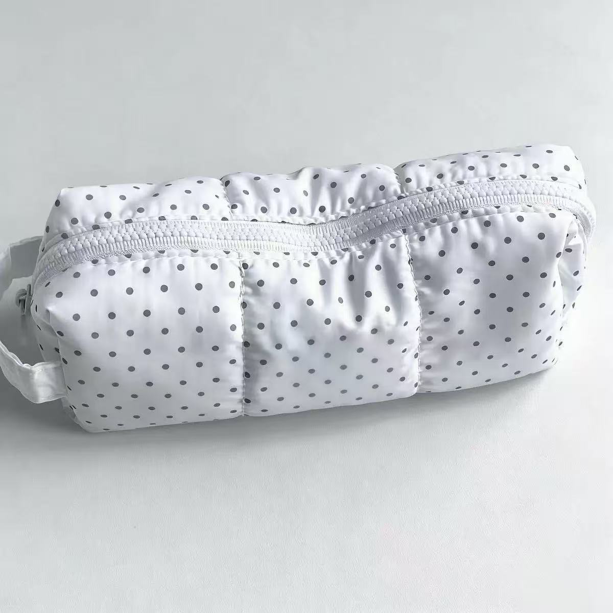 Aesthetic Large Pencil Case Pouch - Puantiyeli El Çantası Tipi Kalemlik Büyük
