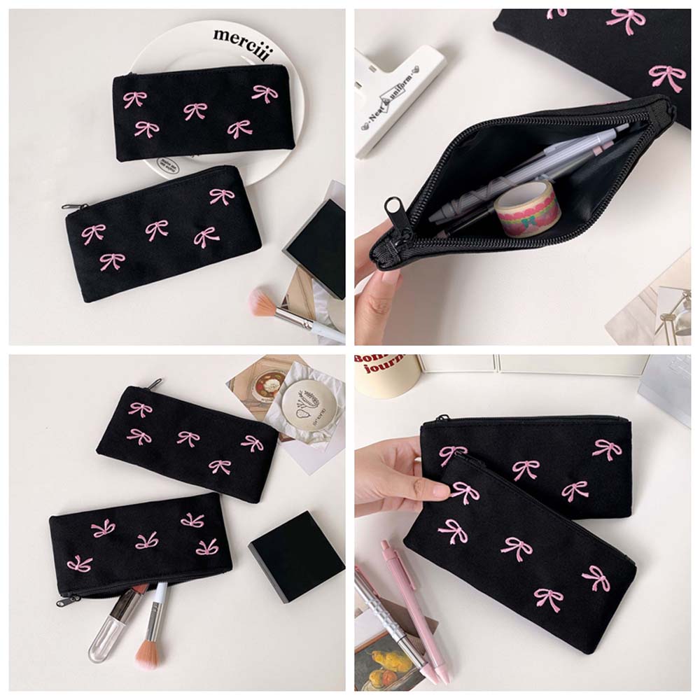 Fiyonklu Kırtasiye Çantası Büy - Aesthetic Large Pencil Case Pouch incelemesi ve fiyatı