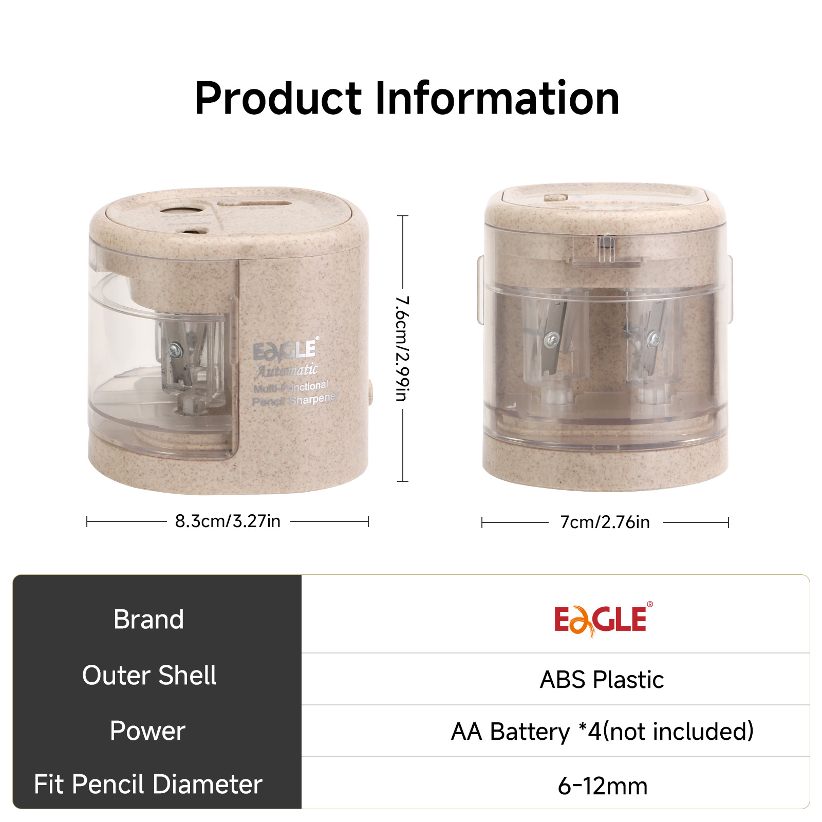 EAGLE Otomatik Elektrikli Kale - Electric Pencil Sharpener Usb incelemesi ve fiyatı