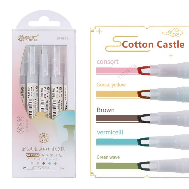 5 adet/takım çift İpucu fosfor - Pastel Highlighter Set Double Ended incelemesi ve fiyatı