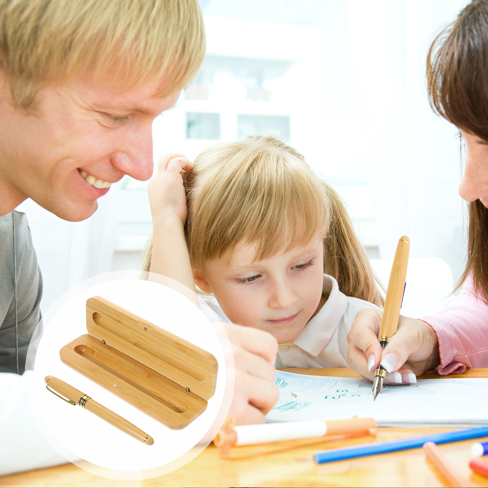 1 Set Bambu Ahşap Dolma Kalem  - Writing Tools incelemesi ve fiyatı