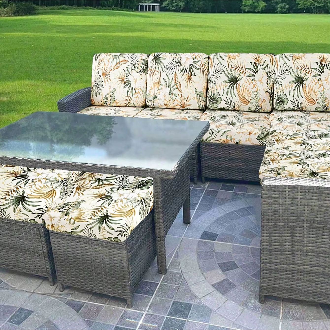 Dış Mekan Tropikal Desenli Kan - Office Furniture incelemesi ve fiyatı
