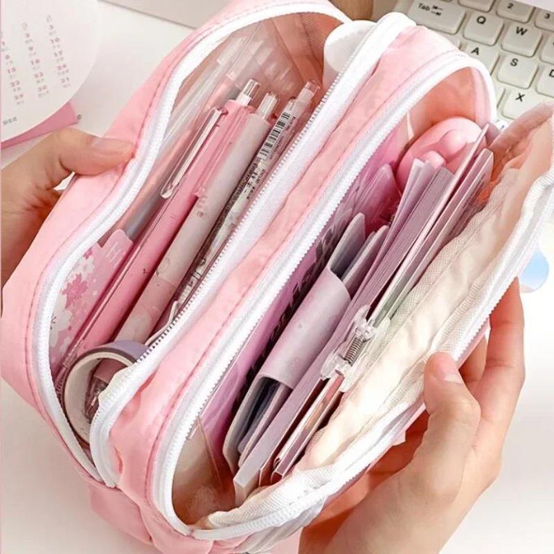Taşınabilir Büyük Kapasiteli E - Aesthetic Large Pencil Case Pouch incelemesi ve fiyatı