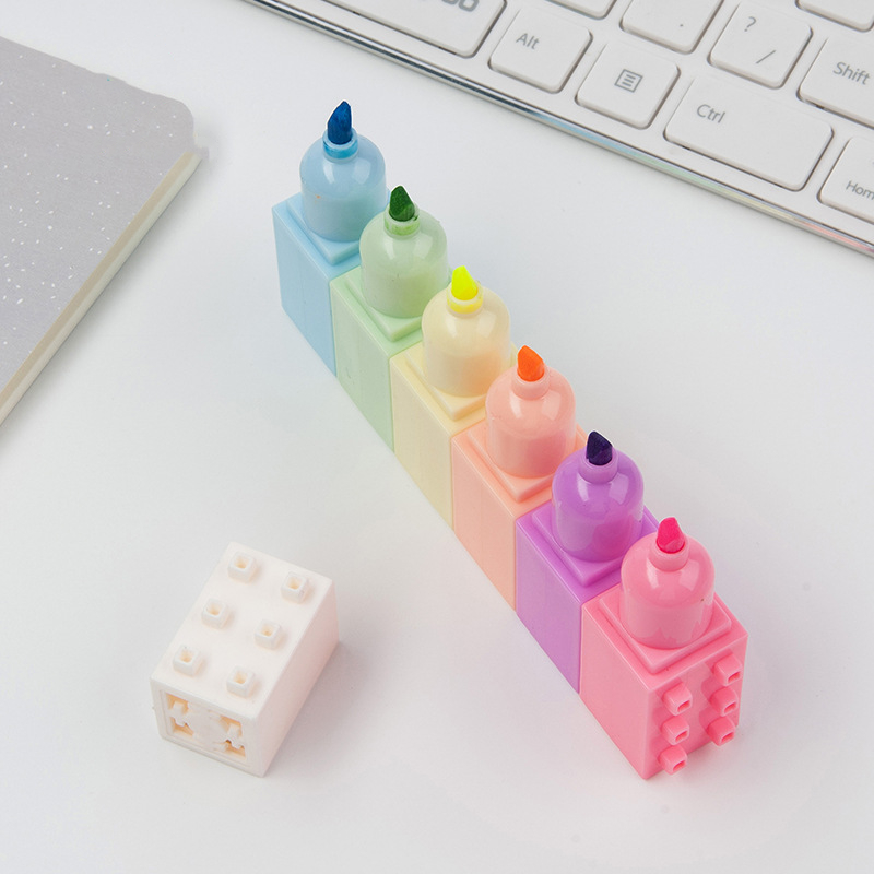 6 adet Pastel Renk Vücut Yapı  - Pastel Highlighter Set Double Ended incelemesi ve fiyatı