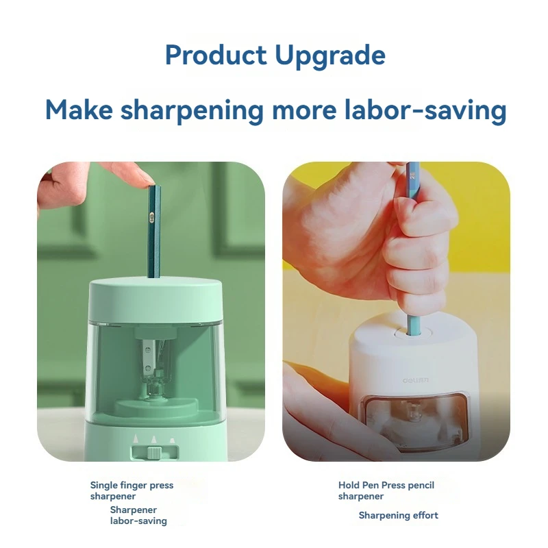 Deli VA3 Yeşil USB pil çift mo - Electric Pencil Sharpener Usb incelemesi ve fiyatı