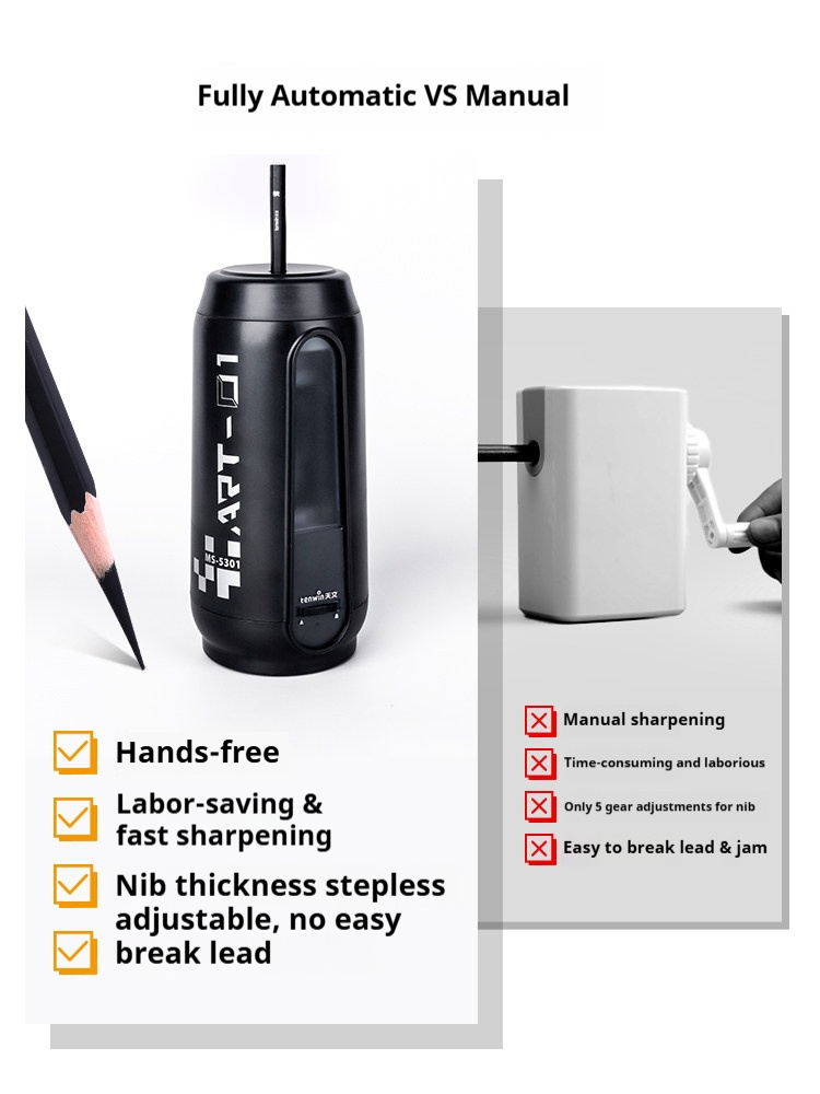 Fast-Cut Tenwin Tam Otomatik E - Electric Pencil Sharpener Usb incelemesi ve fiyatı