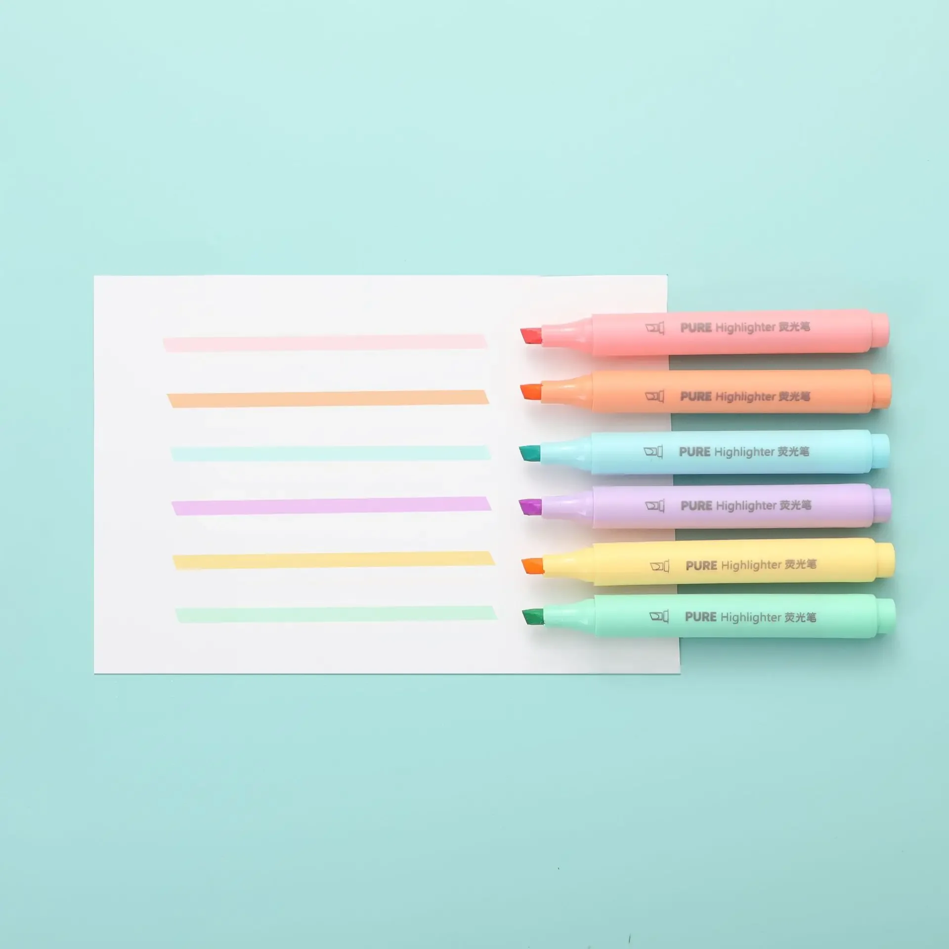 6PCS Pastel Fosforlu Kalemler  - Pastel Highlighter Set Double Ended incelemesi ve fiyatı