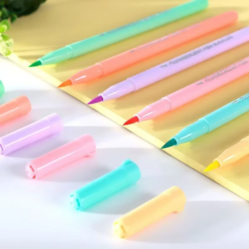 6 renk Yumuşak Fırça Floresan  - Pastel Highlighter Set Double Ended incelemesi ve fiyatı