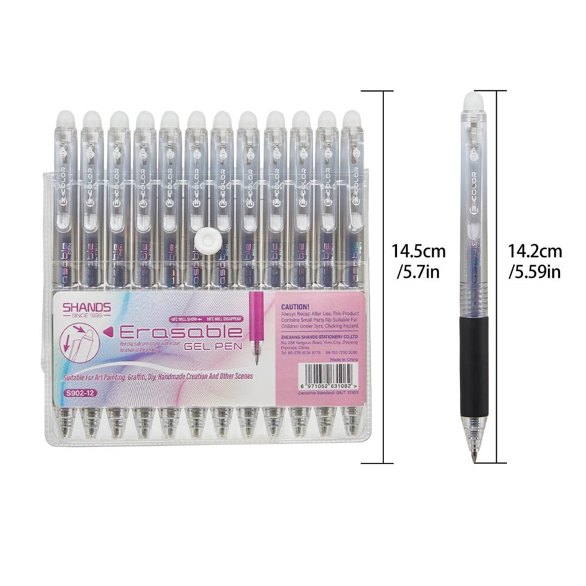 12'li Paket 0,7 mm Silinebilir - Retractable Eraser Pen Click incelemesi ve fiyatı