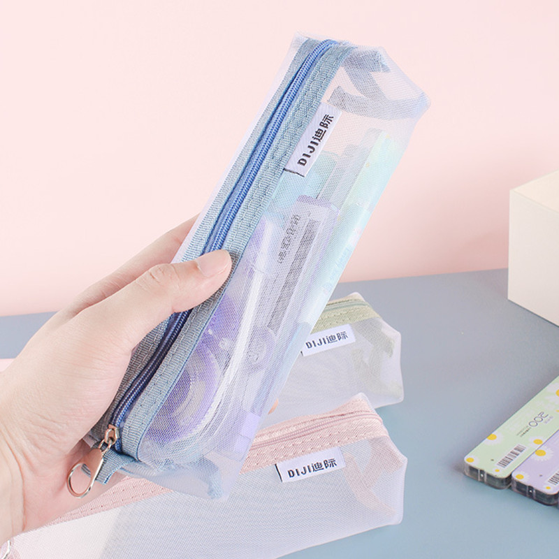 Şeffaf Naylon Örgü Kalem Çanta - Clear Mesh Pencil Pouch For Exam incelemesi ve fiyatı