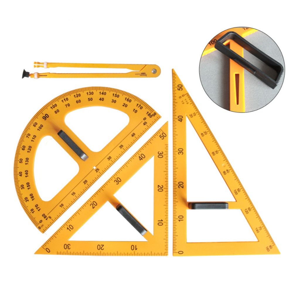 Dayanıklı Büyük Üçgen Cetvel Ç - Math Geometry Set With Compass incelemesi ve fiyatı