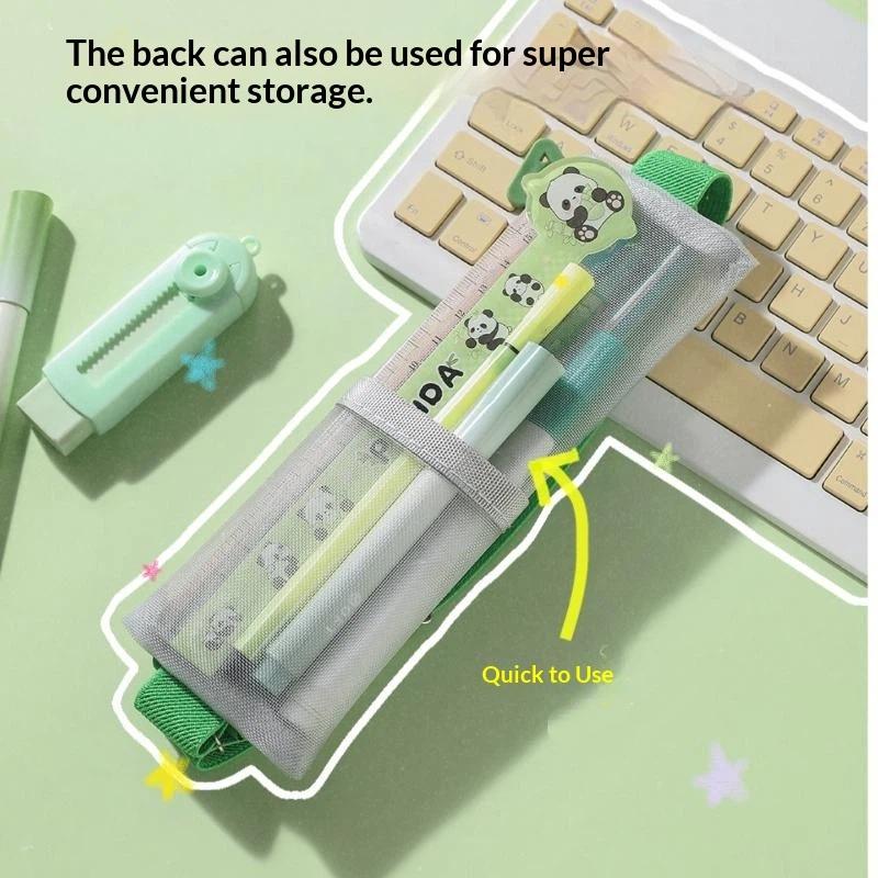 Şeffaf File Kalem Çantası Çift - Clear Mesh Pencil Pouch For Exam incelemesi ve fiyatı